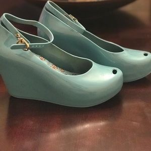 Mel dreamed by Melissa jelly wedges women’s size 6